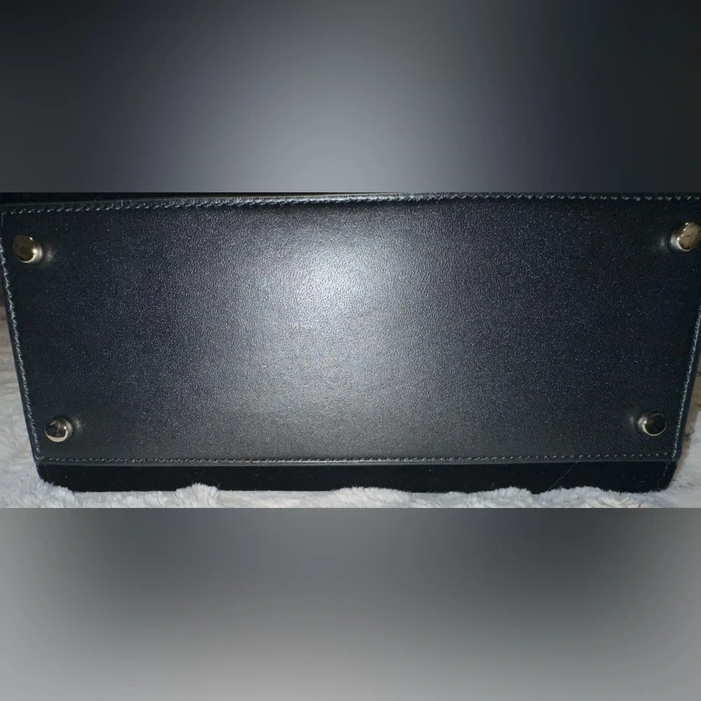 Kate Spade New York Black Cameron Street Embellished Floral Crossbody Purse